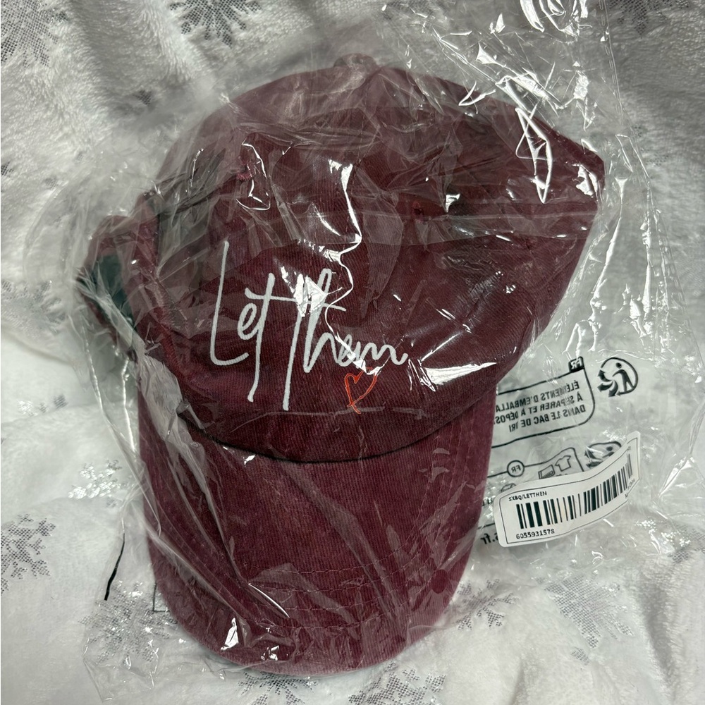 Let them theory Cap with Heart Embroidery